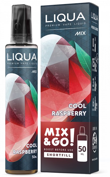 Liqua Mix&Go Cool Raspberry 50ml-0mg 