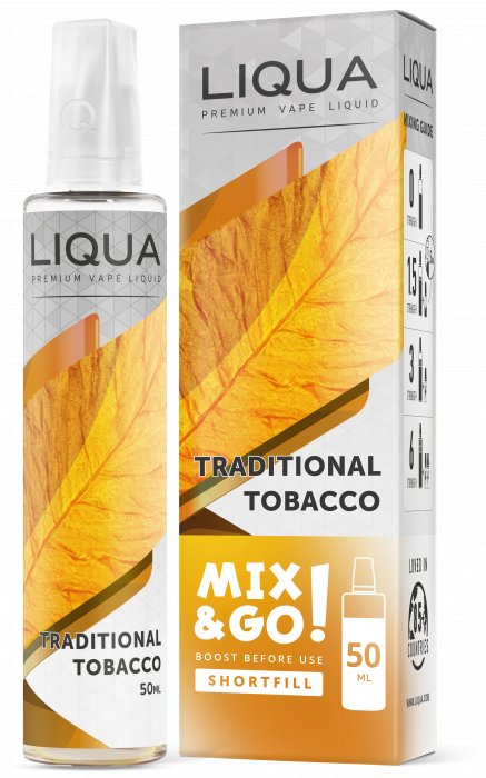 Liqua Mix&Go Traditional Tobacco 50ml-0mg