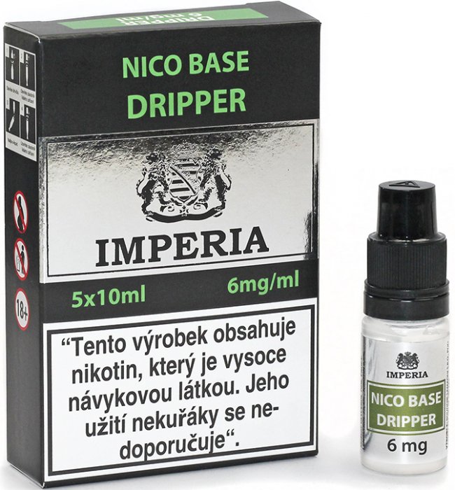 Imperia Nico Base Dripper PG70/VG30 6mg 5x10ml
