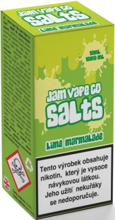 E-liquid Juice Sauz SALT The Jam Vape Co Lime Marmalade 10ml - 10mg