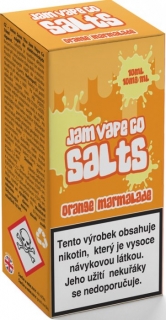 E-liquid Juice Sauz SALT The Jam Vape Co Orange Marmalade 10ml - 10mg 