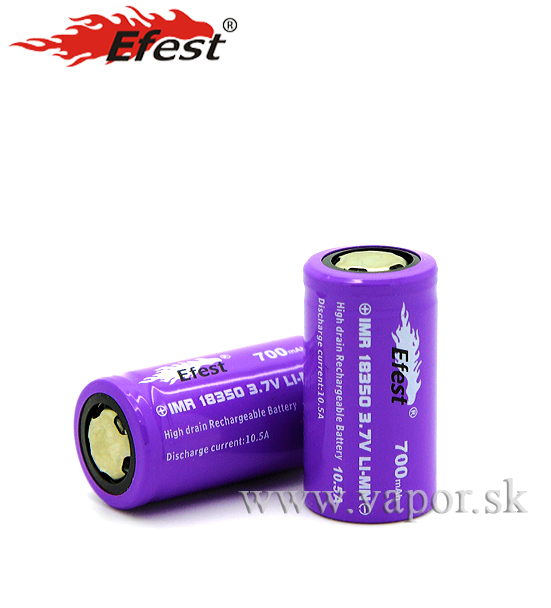 Batéria Efest 18350 10,5A (700mAh)