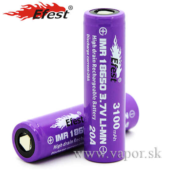 Batéria Efest 18650 35A (3000mAh)
