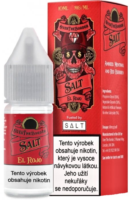E-liquid Juice Sauz SALT Over The Border El Rojo 10ml - 20mg