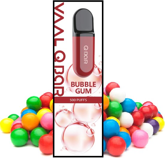 VAAL Q Bar by Joyetech elektronická cigareta 0mg Bubble Gum EX 2/24