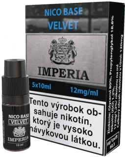 Base IMPERIA Velvet 5x10ml PG20-VG80 12mg