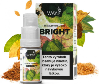 Liquid WAY to Vape SK Bright 10ml-12mg končí spotreba 6/2024